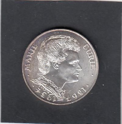 Beschrijving: 100 Franc MARIE CURIE